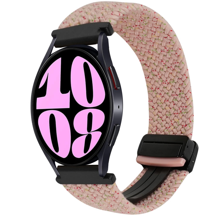 20mm 磁気バックル 編み込み時計ベルト Samsung Galaxy Watch 6用 Samsung Galaxy Watch 5用
