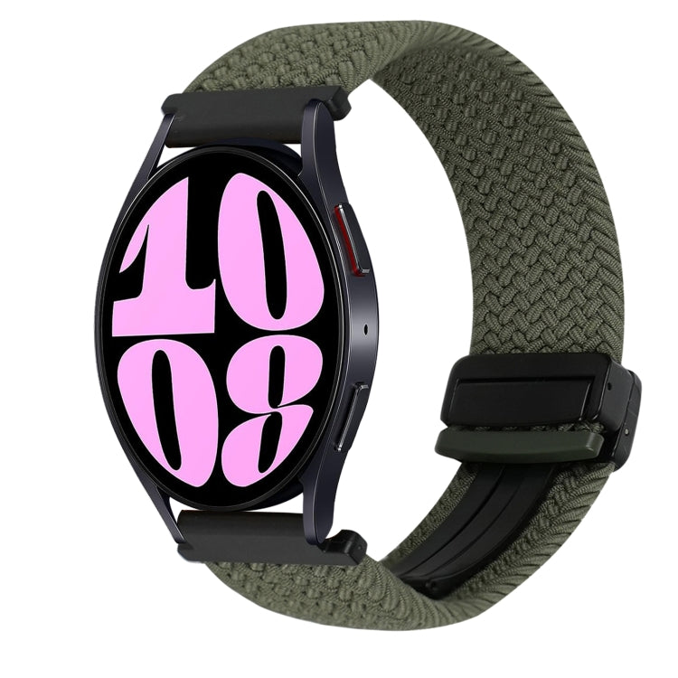 20mm 磁気バックル 編み込み時計ベルト Samsung Galaxy Watch 6用 Samsung Galaxy Watch 5用