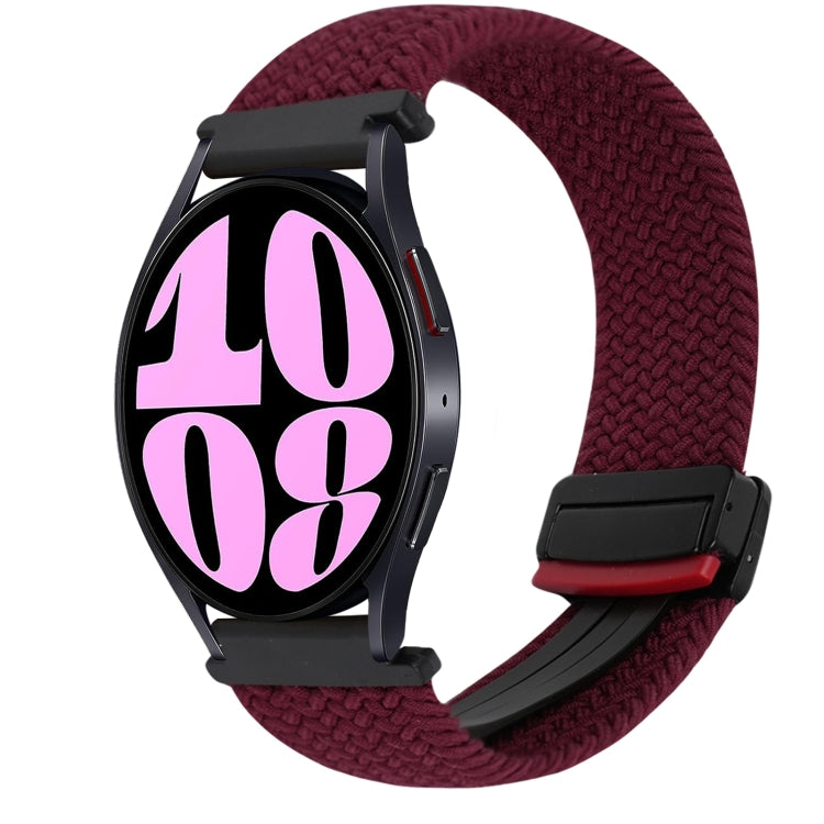 20mm 磁気バックル 編み込み時計ベルト Samsung Galaxy Watch 6用 Samsung Galaxy Watch 5用