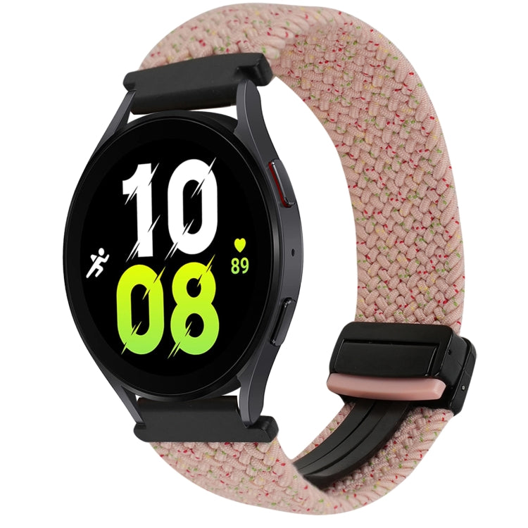 20mm 磁気バックル 編み込み時計ベルト Samsung Galaxy Watch 6用 Samsung Galaxy Watch 5用