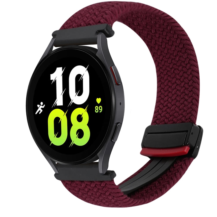 20mm 磁気バックル 編み込み時計ベルト Samsung Galaxy Watch 6用 Samsung Galaxy Watch 5用