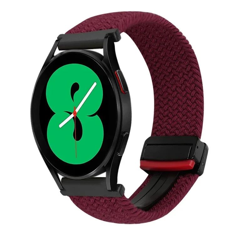 20mmマグネットバックル編み込みウォッチストラップ Samsung Galaxy Watch 4用, Samsung Galaxy Watch 4 Classic用
