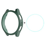 ENKAY Hat-Prince Electroplated Hard PC Case + 0.2mm 9H Glass Screen Protector, For Samsung Galaxy Watch7 44mm, For Samsung Galaxy Watch7 40mm