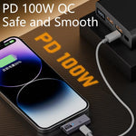 USB-C / Type-C オスからデュアル Type-C メス USB3.2/10Gbps OTG コンバーター PD100W 充電アダプター、デュアル Type-C