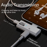 USB-C / Type-C オスからデュアル Type-C メス USB3.2/10Gbps OTG コンバーター PD100W 充電アダプター、デュアル Type-C