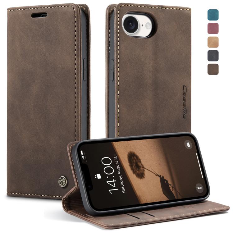 CaseMe 013 多機能横開きレザーケース、iPhone 17e / 16e 用、iPhone 17 Pro Max 用、iPhone 17 Pro 用、iPhone 17 用、iPhone Air 用、iPhone 16 Pro Max 用、iPhone 16 Pro 用、iPhone 16 Plus 用、iPhone 16 用
