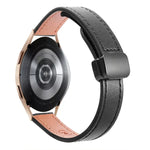 スリムマグネティックバックル20mmマイクロファイバーレザーウォッチバンド, Samsung Galaxy Watch 4 40 / 44mm用, Samsung Galaxy Watch 4 Classic 42 / 46mm用