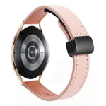 スリムマグネティックバックル20mmマイクロファイバーレザーウォッチバンド, Samsung Galaxy Watch 4 40 / 44mm用, Samsung Galaxy Watch 4 Classic 42 / 46mm用