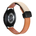 スリムマグネティックバックル20mmマイクロファイバーレザーウォッチバンド, Samsung Galaxy Watch 4 40 / 44mm用, Samsung Galaxy Watch 4 Classic 42 / 46mm用