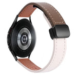 スリムマグネティックバックル20mmマイクロファイバーレザーウォッチバンド, Samsung Galaxy Watch 4 40 / 44mm用, Samsung Galaxy Watch 4 Classic 42 / 46mm用