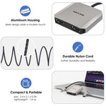 WAVLINK UHP510 Pro 87W PD充電 USB CからデュアルHDコンバーター 4K 60Hzモニターアダプター