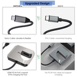 WAVLINK UHP510 Pro 87W PD充電 USB CからデュアルHDコンバーター 4K 60Hzモニターアダプター