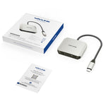 WAVLINK UHP510 Pro 87W PD充電 USB CからデュアルHDコンバーター 4K 60Hzモニターアダプター