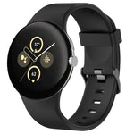 無地スポーツシリコン時計バンド、Google Pixel Watch 4 / Watch 3 45mm用