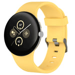 無地スポーツシリコン時計バンド、Google Pixel Watch 4 / Watch 3 45mm用