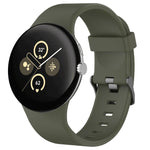 無地スポーツシリコン時計バンド、Google Pixel Watch 4 / Watch 3 45mm用