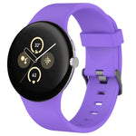 無地スポーツシリコン時計バンド、Google Pixel Watch 4 / Watch 3 45mm用