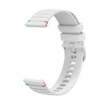 Wavy Dotted Stitched 20mm Silicone Watch Band, For Samsung Galaxy Watch FE 40mm, For Samsung Galaxy Watch 7 40 / 44mm, For Samsung Galaxy Watch 6  Cassic 43 / 47mm, For Samsung Galaxy Watch 6 40 / 44mm