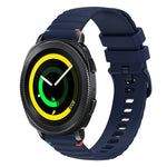 波状ドットステッチ20mmシリコンウォッチバンド、Samsung Galaxy Gear Sport用、Samsung Galaxy Watch Active 2用、Samsung Galaxy Watch3 41mm用、Samsung Galaxy Watch Active用