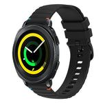 波状ドットステッチ20mmシリコンウォッチバンド、Samsung Galaxy Gear Sport用、Samsung Galaxy Watch Active 2用、Samsung Galaxy Watch3 41mm用、Samsung Galaxy Watch Active用