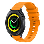 波状ドットステッチ20mmシリコンウォッチバンド、Samsung Galaxy Gear Sport用、Samsung Galaxy Watch Active 2用、Samsung Galaxy Watch3 41mm用、Samsung Galaxy Watch Active用