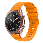 波状ドットステッチ20mmシリコンウォッチバンド、Samsung Galaxy Gear Sport用、Samsung Galaxy Watch Active 2用、Samsung Galaxy Watch3 41mm用、Samsung Galaxy Watch Active用