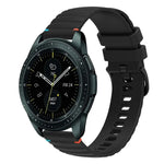 ウェービードットステッチ20mmシリコンウォッチバンド、Samsung Galaxy Watch 42mm用、Samsung Gear S2 Classic用