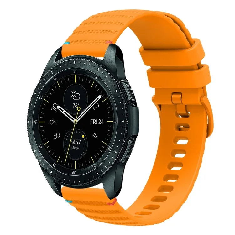 ウェービードットステッチ20mmシリコンウォッチバンド、Samsung Galaxy Watch 42mm用、Samsung Gear S2 Classic用