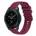 ウェービードットステッチ20mmシリコンウォッチバンド、Samsung Galaxy Watch 42mm用、Samsung Gear S2 Classic用