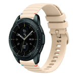 ウェービードットステッチ20mmシリコンウォッチバンド、Samsung Galaxy Watch 42mm用、Samsung Gear S2 Classic用