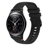 ウェービードットステッチ20mmシリコンウォッチバンド、Samsung Galaxy Watch 42mm用、Samsung Gear S2 Classic用