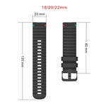 波状ドットステッチ20mmシリコンウォッチバンド、Samsung Galaxy Gear Sport用、Samsung Galaxy Watch Active 2用、Samsung Galaxy Watch3 41mm用、Samsung Galaxy Watch Active用