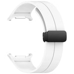 Samsung Galaxy Watch Ultra 47mm用 グルーブスタイル 折りたたみ磁気バックル シリコン製ウォッチバンド