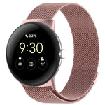 ミラネーゼメタルマグネット時計バンド、Google Pixel Watch 4 / Watch 3 45mm用、Google Pixel Watch 4 / 3 / 2 / 1 41mm用