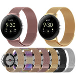 ミラネーゼメタルマグネット時計バンド、Google Pixel Watch 4 / Watch 3 45mm用、Google Pixel Watch 4 / 3 / 2 / 1 41mm用