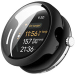 PC + Tempered Film Integrated Watch Protective Case, For Google Pixel Watch 3 45mm, For Google Pixel Watch 3 41mm