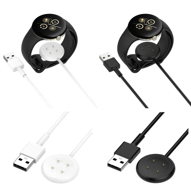 Google Pixel Watch 3 41 / 45mm USB インターフェース スマートウォッチ充電ケーブル, 長さ: 1m, USB インターフェース