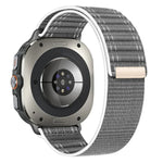 Samsung Galaxy Watch Ultra 47mm / Ultra 2025用 シーウェーブテクスチャー ナイロン フック＆ループファスナーバンド