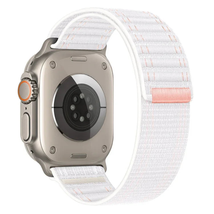 シーウェーブ ナイロン フック＆ループ ファスナーウォッチバンド、Apple Watch SE 2022 40mm用、Apple Watch SE 2022 44mm用、Apple Watch Series 7 41mm用、Apple Watch Series 7 45mm用、Apple Watch Series 6 40mm用、Apple Watch Series 6 44mm用