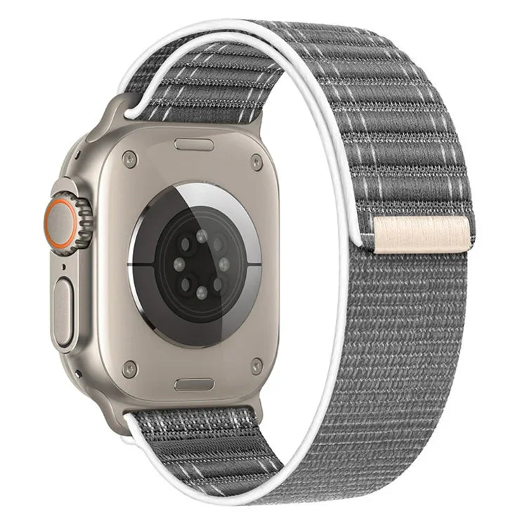 シーウェーブ ナイロン フック＆ループ ファスナーウォッチバンド、Apple Watch Series 4 44mm用、Apple Watch Series 4 40mm用、Apple Watch Series 3 38mm用、Apple Watch Series 3 42mm用