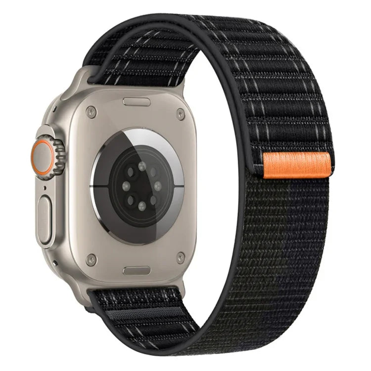 シーウェーブ ナイロン フック＆ループ ファスナーウォッチバンド、Apple Watch Series 4 44mm用、Apple Watch Series 4 40mm用、Apple Watch Series 3 38mm用、Apple Watch Series 3 42mm用