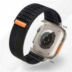 シーウェーブ ナイロン フック＆ループ ファスナーウォッチバンド、Apple Watch SE 2023 44mm用、Apple Watch SE 2023 40mm用、Apple Watch Ultra 2 49mm用、Apple Watch Series 9 45mm用、Apple Watch Series 9 41mm用、Apple Watch Ultra 49mm用