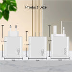 120W 3 PD Type-C デュアルUSB マルチポート充電器 携帯電話用、EUプラグ、EUプラグ
