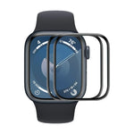 2枚セット ENKAY 3D フルカバレッジ ソフトPCエッジ PMMA HDスクリーンフィルム、Apple Watch Series 11 / 10 46mm用、Apple Watch Series 11 / 10 42mm用