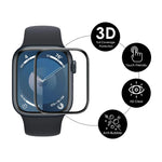 2枚セット ENKAY 3D フルカバレッジ ソフトPCエッジ PMMA HDスクリーンフィルム、Apple Watch Series 11 / 10 46mm用、Apple Watch Series 11 / 10 42mm用