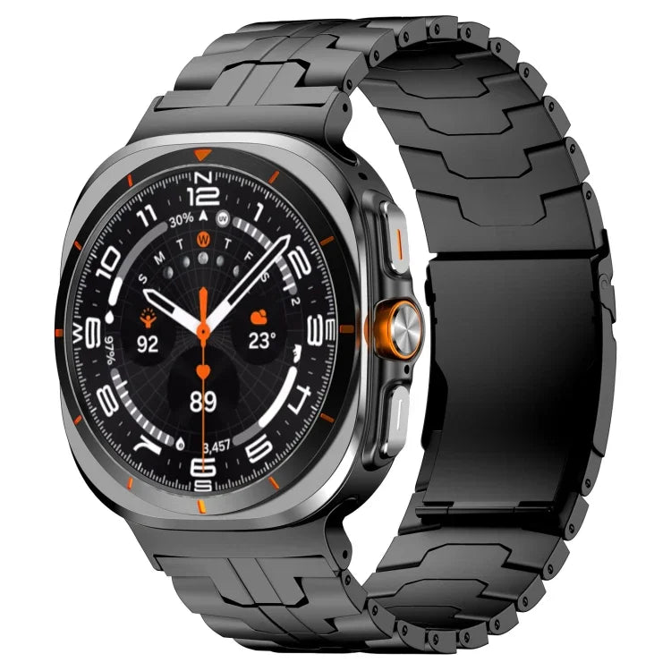 Samsung Galaxy Watch Ultra 47mm用 チタン合金メタルウォッチバンド