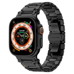 Pathfinder ステンレススチール メタルウォッチバンド、Apple Watch Series 10 46mm 用、Apple Watch SE 2023 44mm 用、Apple Watch Ultra 2 49mm 用、Apple Watch Series 9 45mm 用、Apple Watch Ultra 49mm 用、Apple Watch Series 8 45mm 用、Apple Watch SE 2022 4...