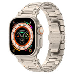Pathfinder ステンレススチール メタルウォッチバンド、Apple Watch Series 10 46mm 用、Apple Watch SE 2023 44mm 用、Apple Watch Ultra 2 49mm 用、Apple Watch Series 9 45mm 用、Apple Watch Ultra 49mm 用、Apple Watch Series 8 45mm 用、Apple Watch SE 2022 4...