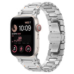Pathfinder ステンレススチール メタルウォッチバンド、Apple Watch Series 10 46mm 用、Apple Watch SE 2023 44mm 用、Apple Watch Ultra 2 49mm 用、Apple Watch Series 9 45mm 用、Apple Watch Ultra 49mm 用、Apple Watch Series 8 45mm 用、Apple Watch SE 2022 4...