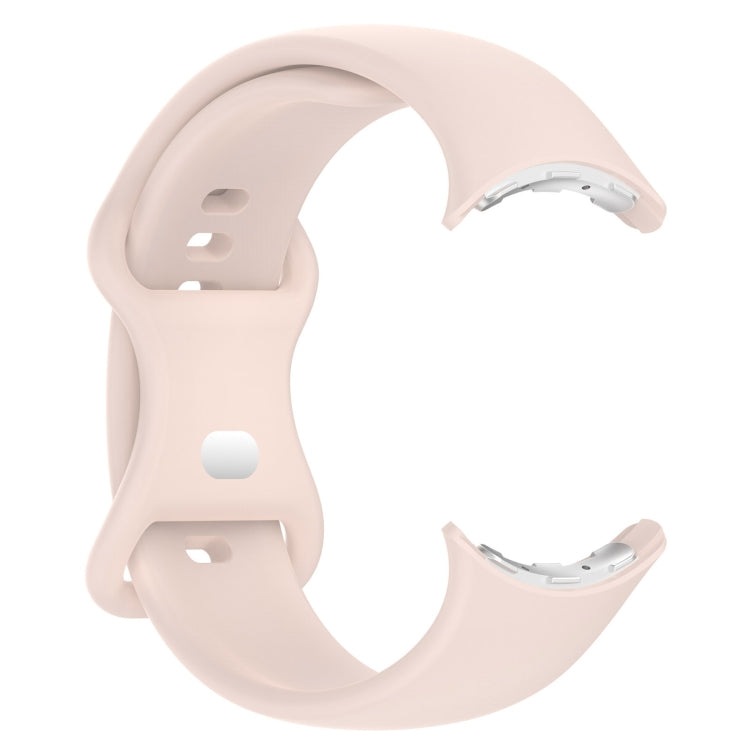 Solid Color Butterfly Buckle Silicone Watch Band, Size: S, Size: S